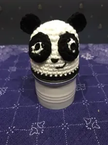 Häkelunikat panda