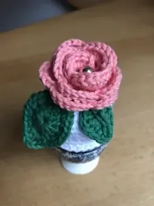 Häkelunikat rose