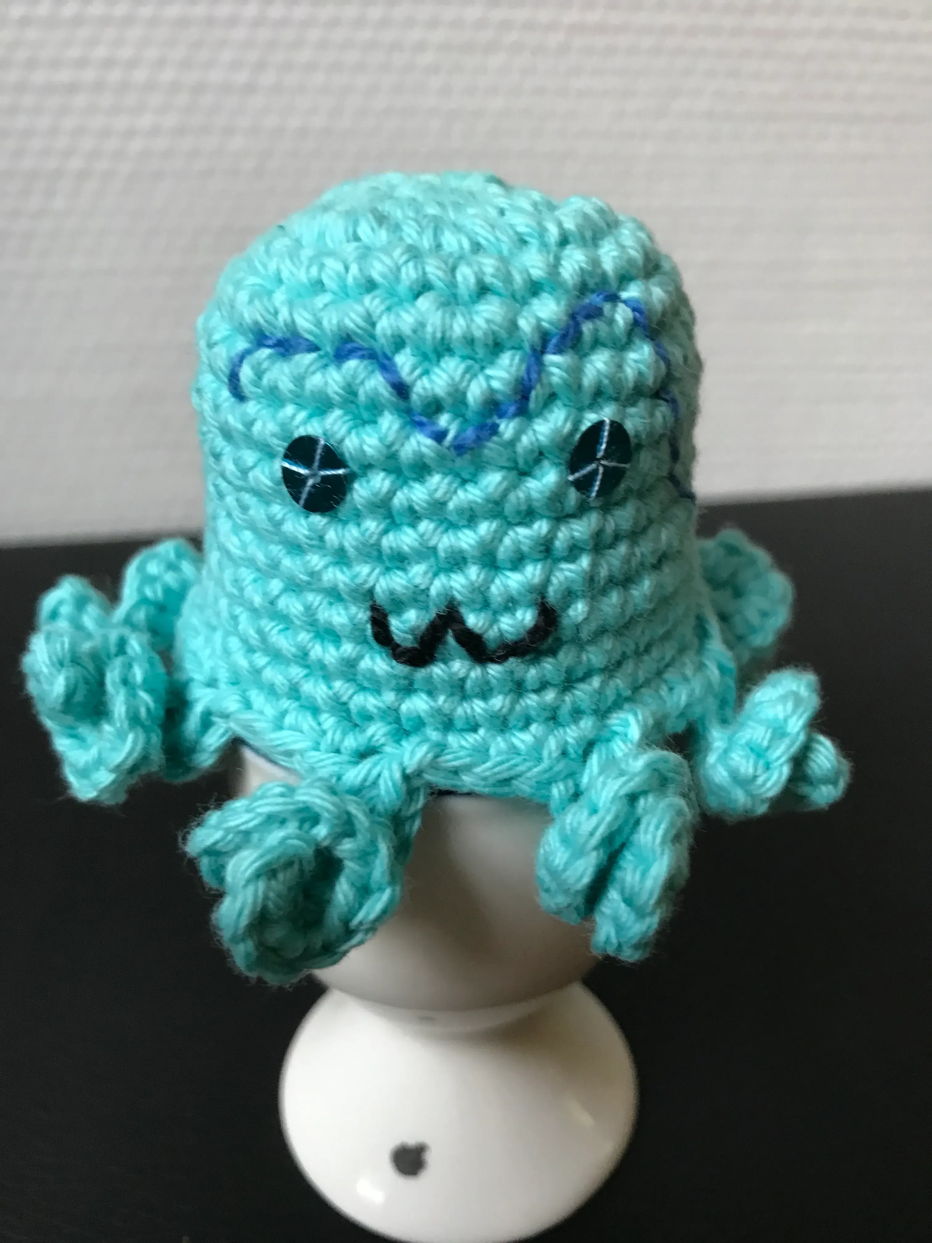 Eierwärmer Octopus sechsarmiger Krake